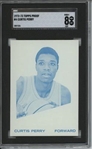 1972 Topps #4 Curtis Perry 9 card progressive proof.